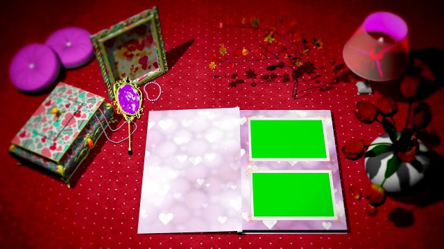 4K Wedding Album Intro Template Green Screen Intro Template.