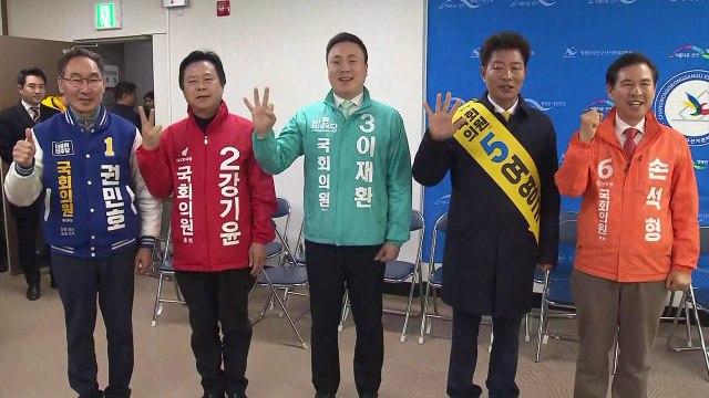 보궐선거 선거운동 첫 주말...격전지 창원 '대격돌' / YTN