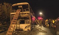 Çin’de tur otobüsü yandı: 26 ölü, 30 yaralı