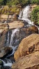 Beautiful natural waterfall