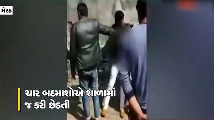 મેરઠમાં શાળાની અંદર વિદ્યાર્થિનીની કરી છેડતી, બનાવ્યો અભદ્ર વીડિયો