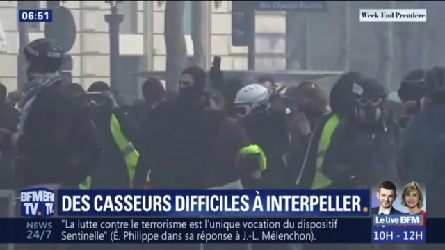Gilets jaunes: pourquoi est-il difficile d'interpeller les casseurs ?