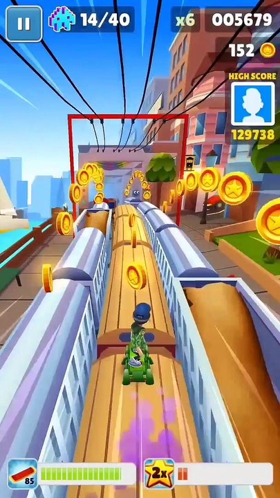 Subway surfer_Unlimited fun with unlimited key & Coins