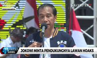 Jokowi Minta Pendukungnya Lawan Hoaks