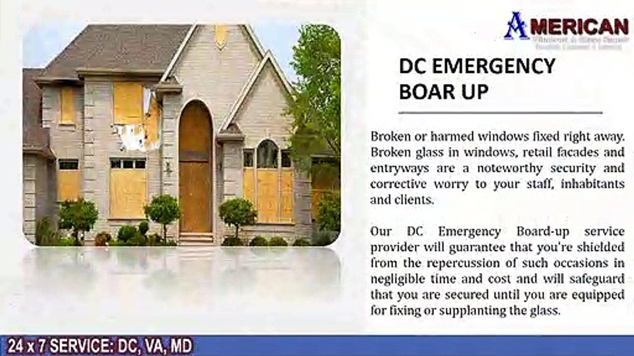Qualified DC Window Glass Repair Service join us now