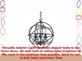 Maxim 25140OI Orbit Crystal 1 Tier Chandelier Light  60 Watts Contemporary Style Lighting