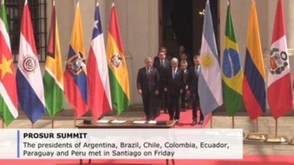 South American leaders launch new regional body