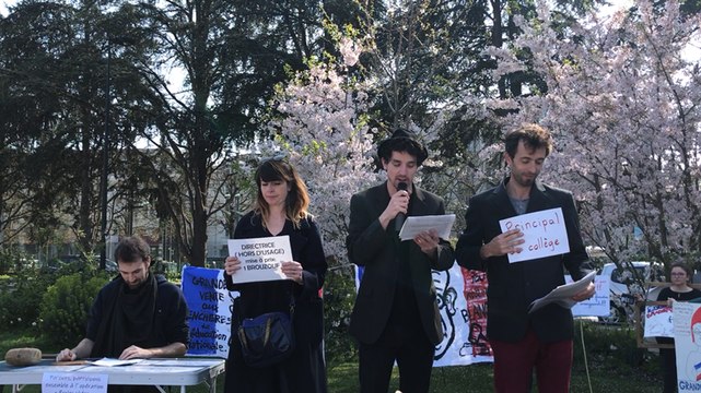 Manifestation contre la réforme Blanquer