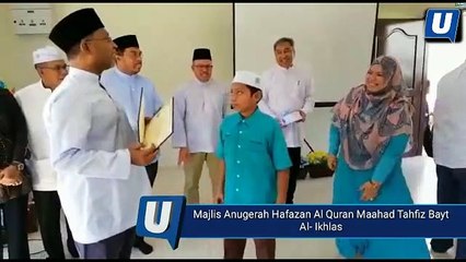 Ibu sebak anak kini hafiz al-Quran