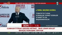 MHP Lideri Bahçeli konuşuyor