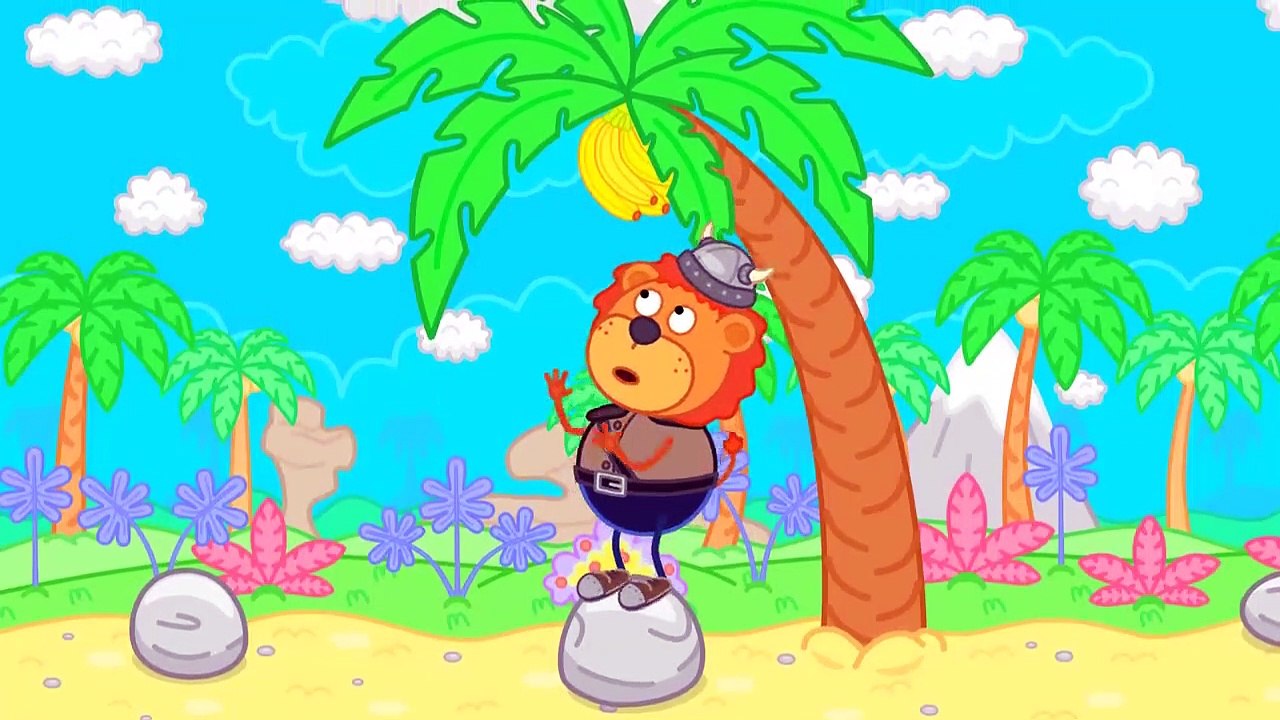 Lion de la Famille de l'Orc Donjon de Sauver la Princesse de dessin animé pour les Enfants