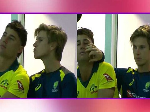 Adam Zampa and Marcus Stoinis share romantic moment during the first ODI | वनइंडिया हिंदी