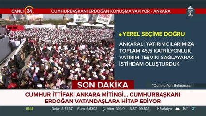 Başkan Erdoğan konuşuyor