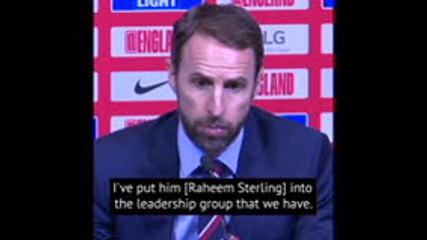Sterling is a 'role model' - Southgate