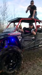 Off-Roading into a Pond