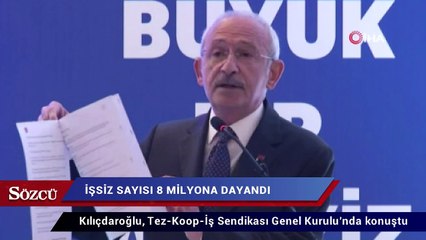 Kılıçdaroğlu ve Karamollaoğlu, Tez-Koop-İş Sendikası Genel Kurulu’nda konuştu