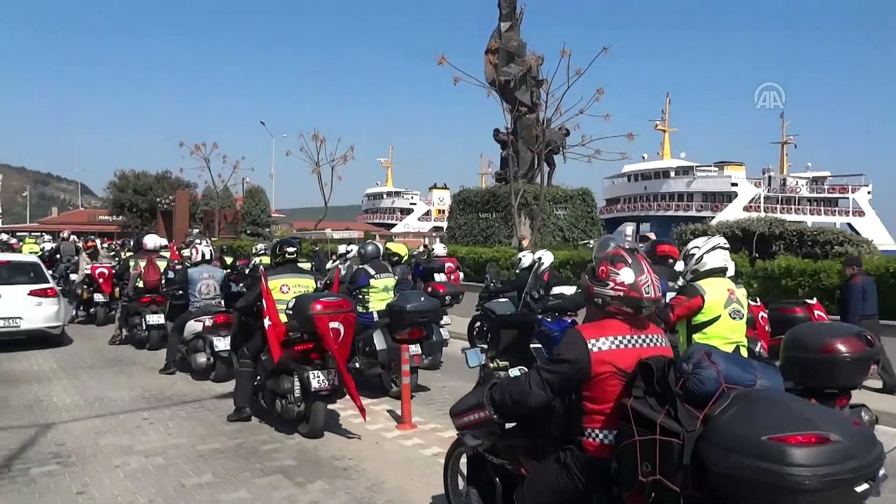 Çanakkale şehitleri anısına direksiyona geçtiler - ÇANAKKALE