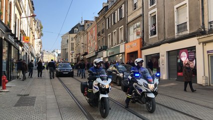 Manifestation des Gilets Jaunes au Mans