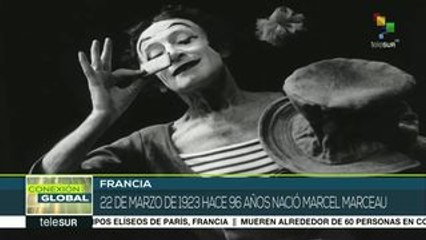 Hace 96 años nació el mimo francés Marcel Marceau