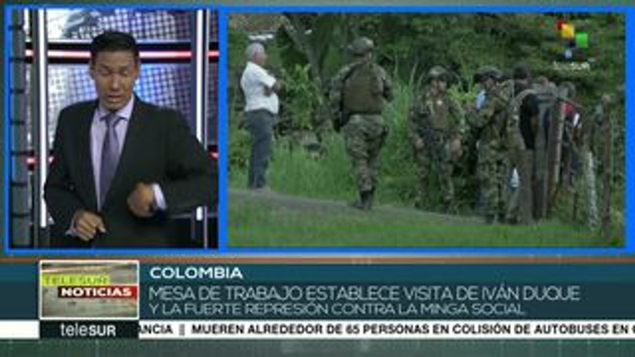 Colombia: continúa mesa de trabajo entre Minga Social y gobierno