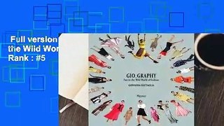 Full version  Gio_Graphy: Fun in the Wild World of Fashion  Best Sellers Rank : #5