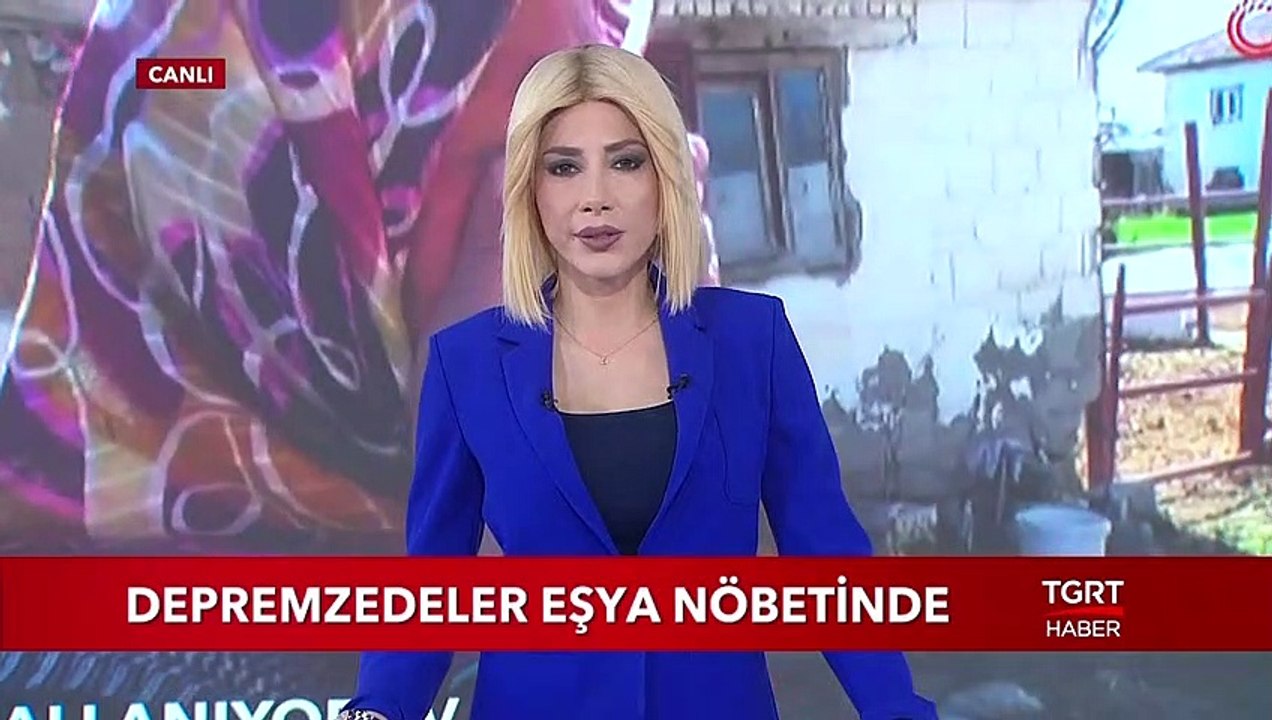 Depremzedeler Eşya Nöbetinde