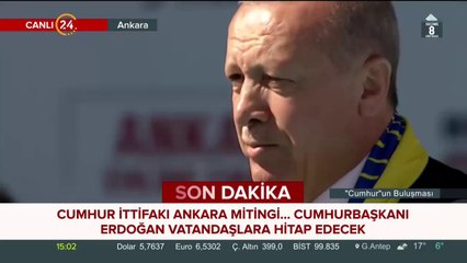 Cumhur İttifakı Ankara mitingi