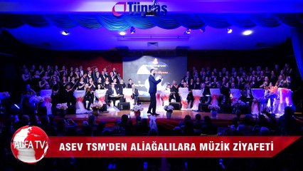 ASEV TSM'den Aliağalılara Müzik Ziyafeti