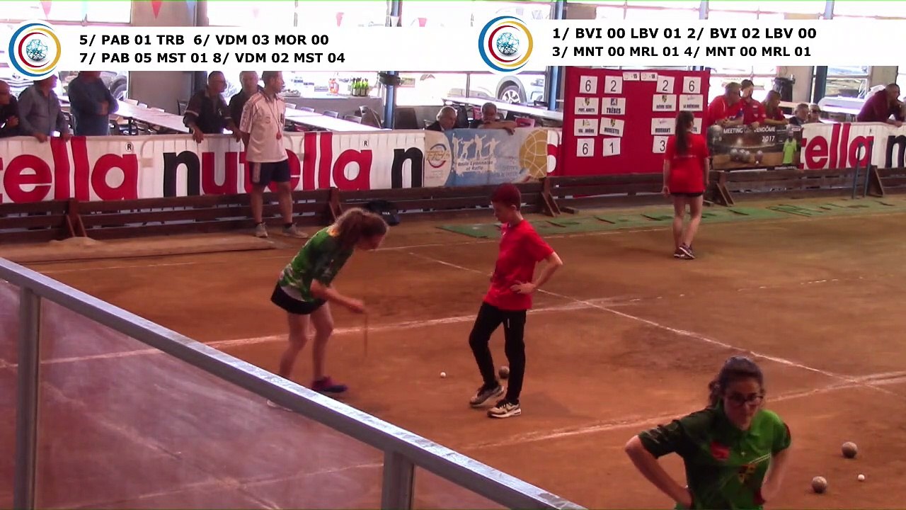 Premier tour, simple et tradipoint, demi-finales,  France Clubs Jeunes, Eybens 2019