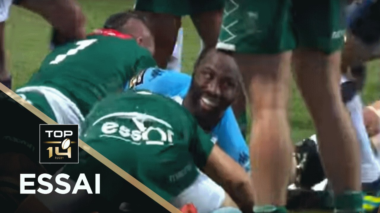 TOP 14 - Essai Fulgence OUEDRAOGO (MHR) - Pau - Montpellier - J20 - Saison 2018/2019