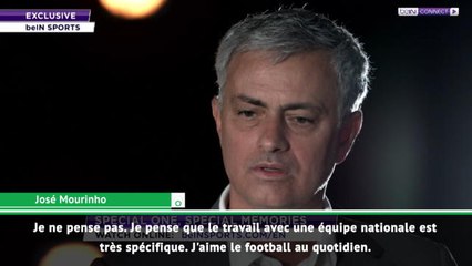 Mourinho : "Entraîner une sélection, qui sait?"