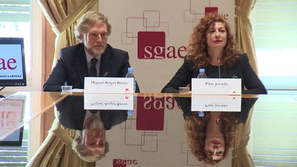 Pilar Jurado, presidenta de la SGAE, hace balance de su mandato