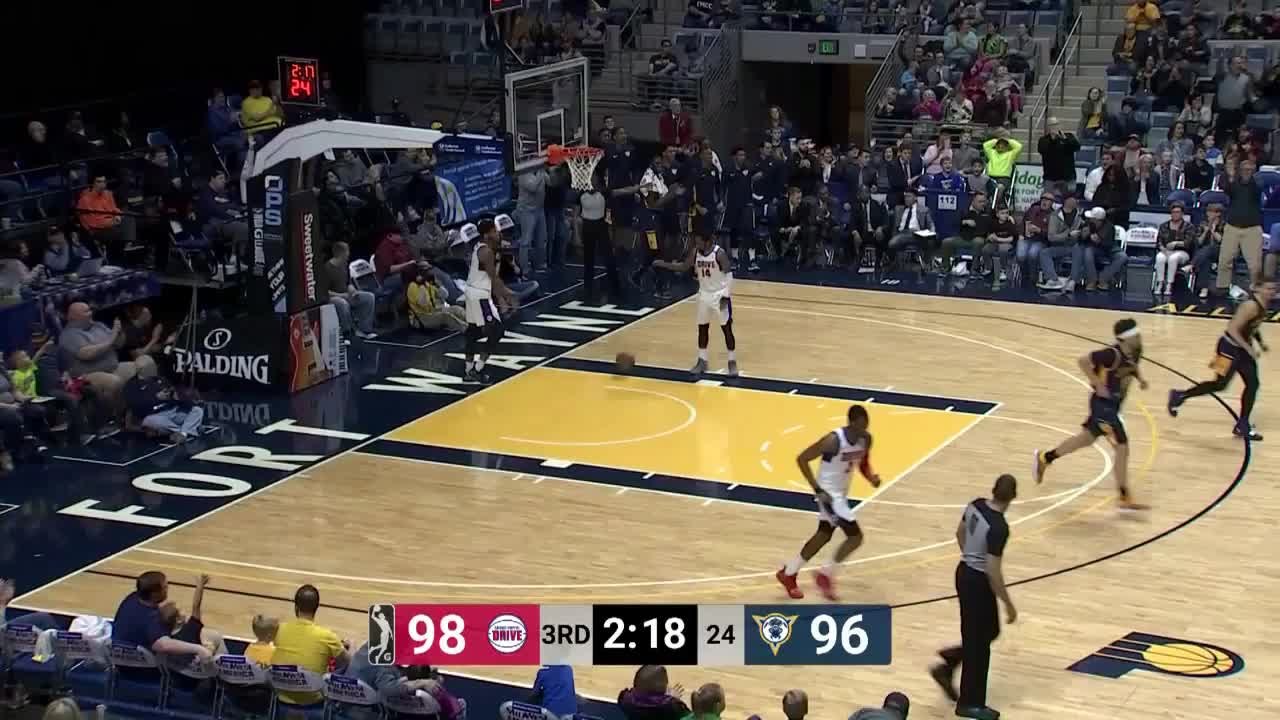 Stephan Hicks goes up to get it and finishes the oop