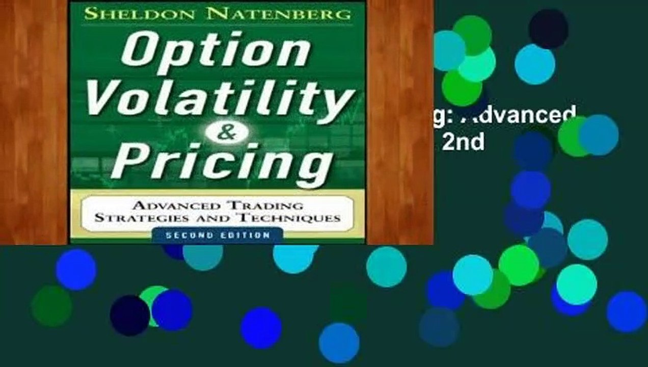 Review  Option Volatility and Pricing: Advanced Trading Strategies and Techniques, 2nd Edition -