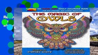 Review  The Magic of Owls - An Inner Hues Adult Coloring Book: Fun, Fantasy, and Stress Reduction