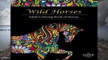 Library  Wild Horses: An Adult Coloring Book of Horses - Esper Books