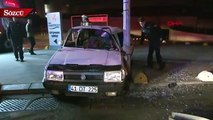 Kadıköy'de 14 yaşındaki çocuğun kullandığı araç kaza yaptı