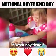 "I need boyfriend saying little girl" lol