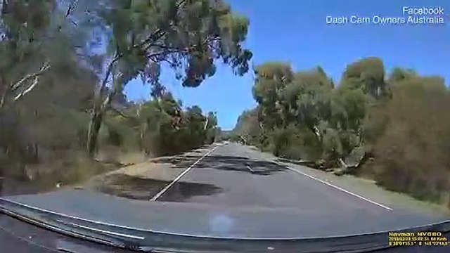 Horrifying footage captures the moment two cars collide and flip