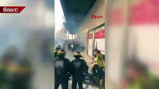 Fransa İçişleri Bakanı Sarı yelekliler eylemlerinde 233 kişi gözaltına alındı