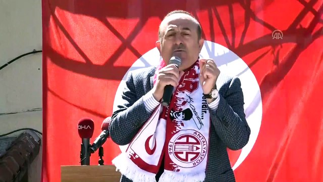 Bakan Çavuşoğlu: 'Hangi güç sizi bir araya getirdi, neden boyun eğdiniz?' - ANTALYA