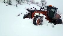 Kar yağışı ve tipi dolayısıyla 8 köy yolu ulaşıma kapandı - SİİRT