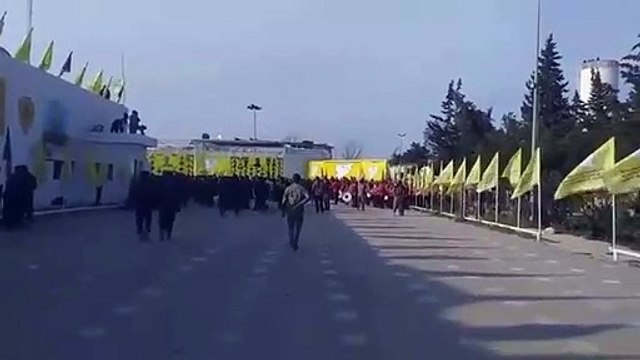 Bunu da gördük... ABD bayraklı PKK bandosu!