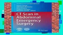 About For Books  CT Scan in Abdominal Emergency Surgery (Hot Topics in Acute Care Surgery and