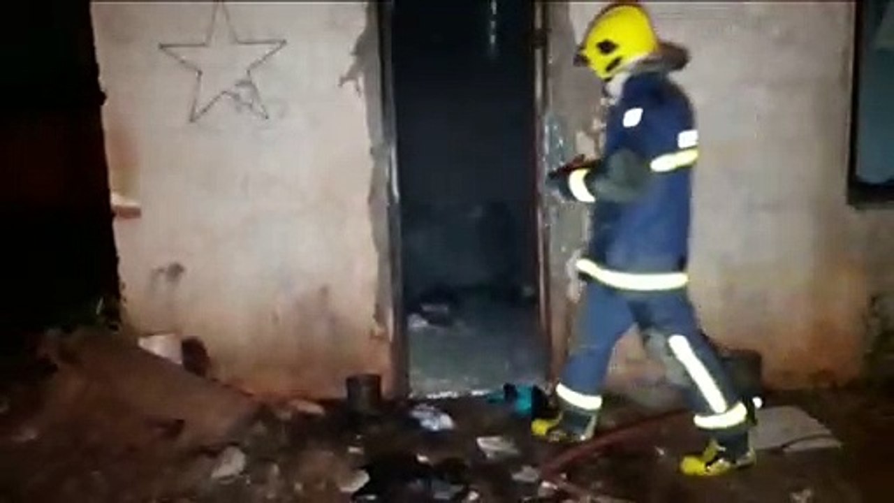 Incêndio em residência mobiliza equipe do Corpo de Bombeiros