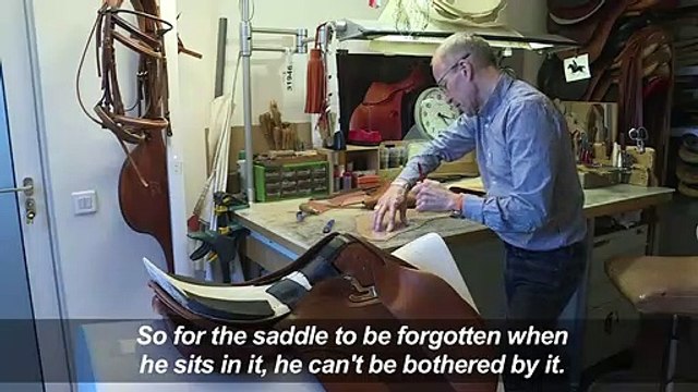 Show jumping: behind the scenes at the Hermes saddlery