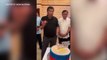 Duterte celebrates 74th birthday with Philippine flag cake