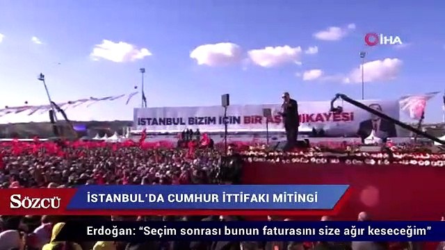 İstanbul’da Cumhur İttifakı mitingi