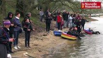 VIDEO.Tours : La Loire à la nage avec palmes