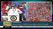 Maduro señala denuncia de recursos financieros para actos terroristas